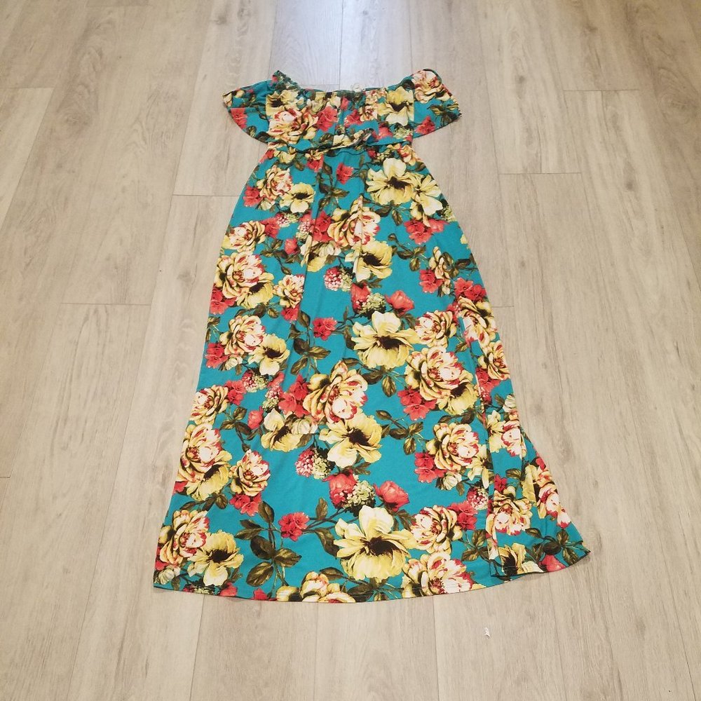 Pink Blush Floral Maternity Dress